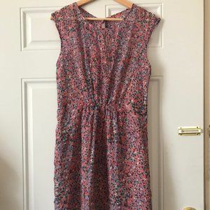 J Crew Silk Floral Dress